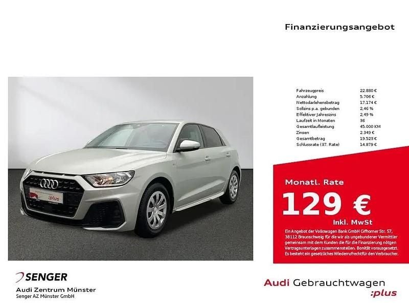 Silber Gebraucht 2024 Audi A1 Sportback S-Line Kleinwagen | 22.880 € (Superpreis) - Bild 1/1