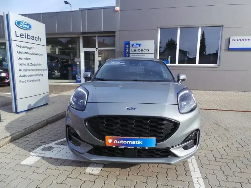 Solarsilber (metallic) Gebraucht 2021 Ford Puma ST-Line Coupé | 26.500 € (Teuer) - Bild 1/4