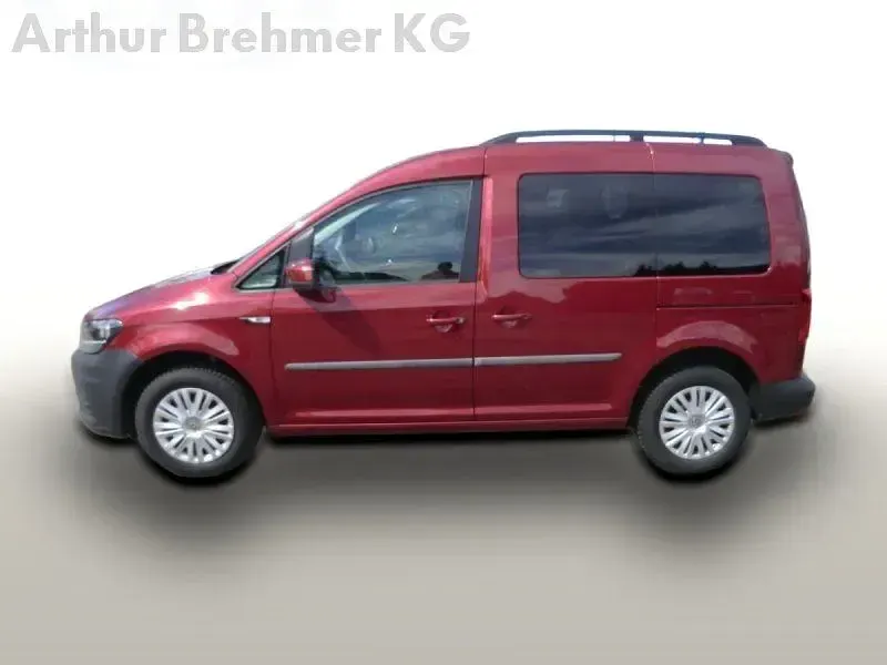 Gebraucht VW Caddy Trendline 102 PS (75 kW) 2017 Rot Van / Kleinbus
