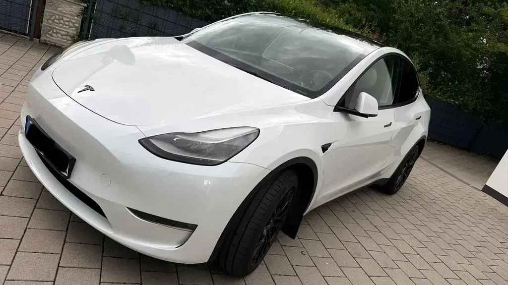 Gebraucht Tesla Model Y Long Range AWD 378 kW (514 PS) 2022 Weiß SUV