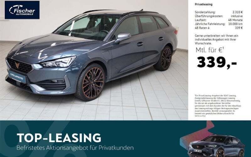 Grau Gebraucht 2021 Cupra Leon VZ Kombi | 24.980 € (Fairer Preis) - Bild 1/4