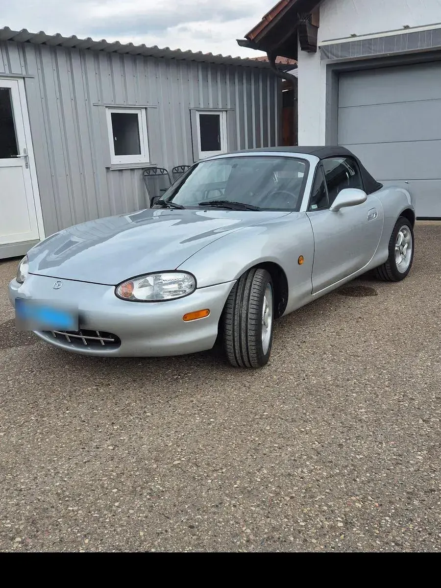 Gebraucht Mazda MX5 110 PS (80 kW) 1998 Silber Cabrio