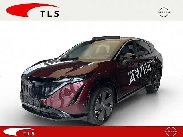 Burgundy/pearl black (rot) Gebraucht 2022 Nissan Ariya Evolve SUV | 41.980 € (Fairer Preis) - Bild 1/4