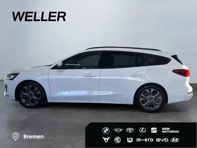 Gebraucht Ford Focus ST-Line 125 PS (91 kW) 2024 Weiss Kombi