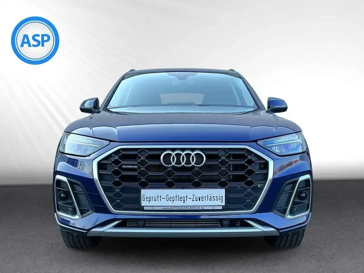 Gebraucht Audi Q5 S-Line 265 PS (194 kW) 2022 Blau (navarrablau metallic) SUV