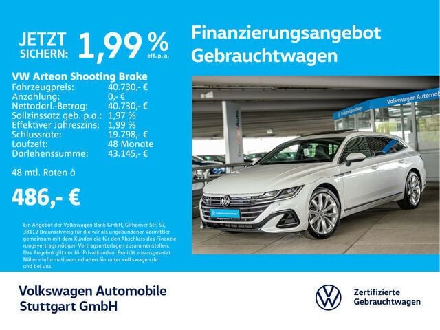 Gebraucht VW Arteon R-line 156 PS (114 kW) 2023 Weiß Kombi