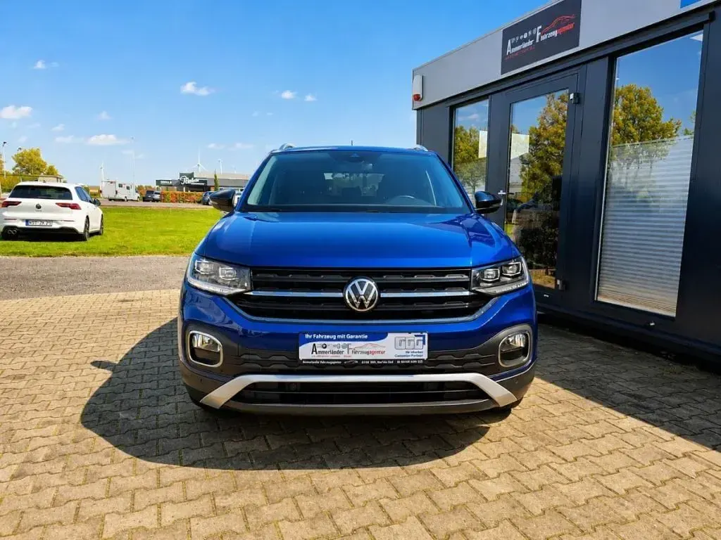 Gebraucht VW T-Cross Style 110 PS (80 kW) 2021 Reef blue metallic SUV