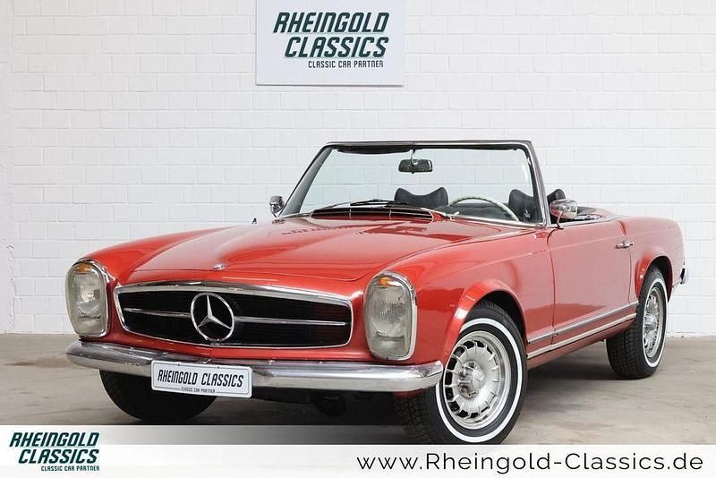 Rot Gebraucht 1966 Mercedes 230 Cabrio | 74.800 € - Bild 1/3
