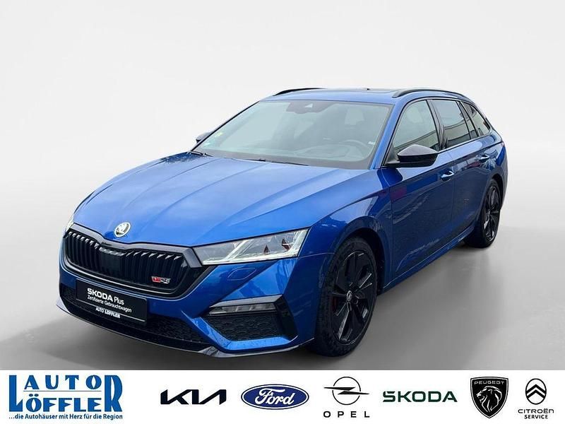 Raceblau Gebraucht 2022 Skoda Octavia RS Kombi | 28.490 € (Fairer Preis) - Bild 1/4