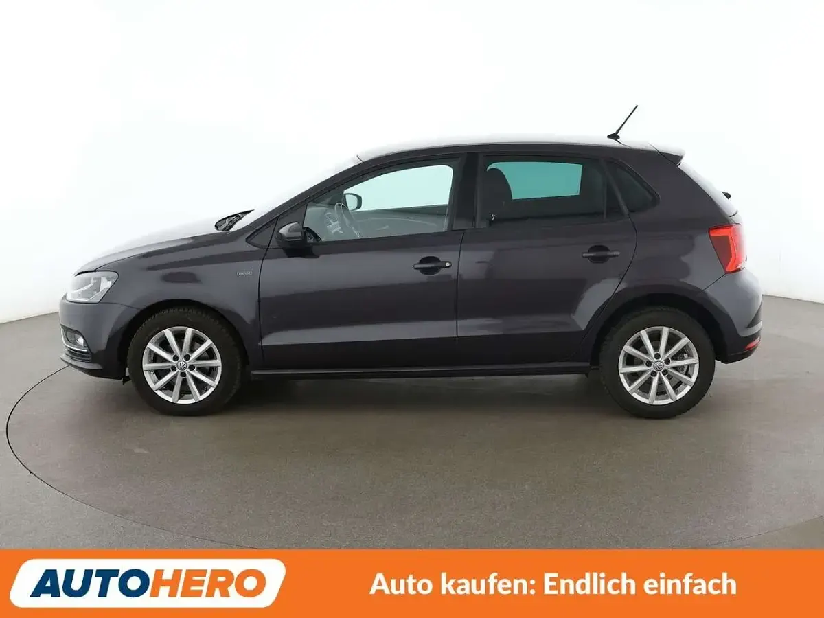 Gebraucht VW Polo LOUNGE 90 PS (66 kW) 2015 Grau Kleinwagen