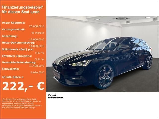 Schwarz Gebraucht 2022 Seat Leon FR Limousine | 25.650 € (Guter Preis) - Bild 1/4