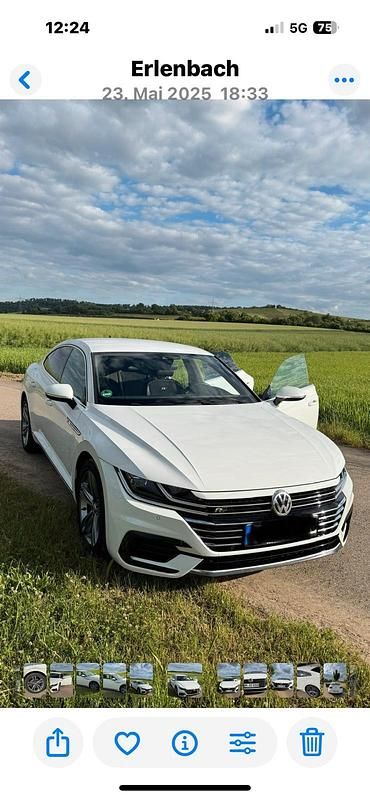 Gebraucht VW Arteon R-line 239 PS (175 kW) 2017 Weiß Kleinwagen