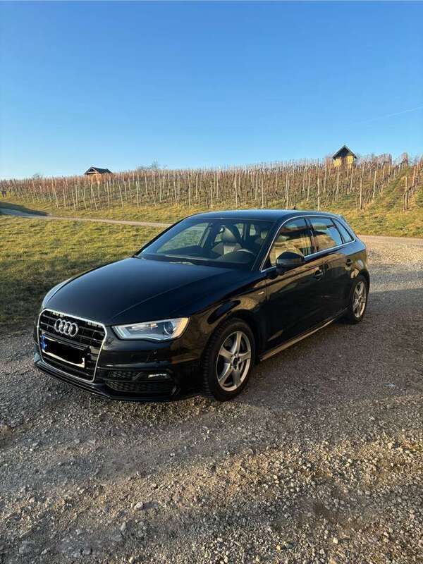 Schwarz Gebraucht 2014 Audi A3 Sportback S-Line Limousine | 11.000 € (Fairer Preis) - Bild 1/4