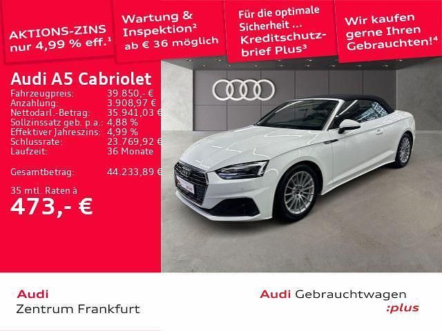 Gebraucht Audi A5 Cabriolet Sport 150 PS (110 kW) 2023 Weiß Cabrio