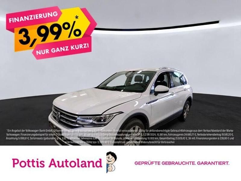 Weiss Gebraucht 2023 VW Tiguan Elegance SUV | 30.777 € (Fairer Preis) - Bild 1/1