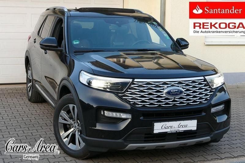 Schwarz Gebraucht 2020 Ford Explorer Platinum SUV | 24.700 € (Fairer Preis) - Bild 1/4