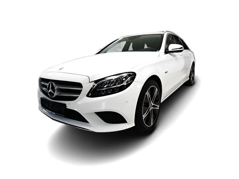 Weiss Gebraucht 2020 Mercedes C300e Avantgarde | 31.474 € - Bild 1/4