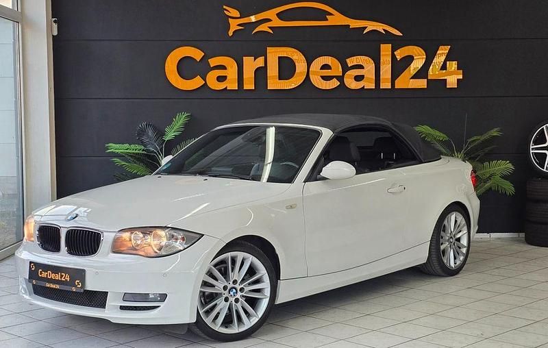 Weiß Gebraucht 2008 BMW 118 Cabriolet Sport Line Cabrio | 12.999 € (Etwas zu teuer) - Bild 1/4