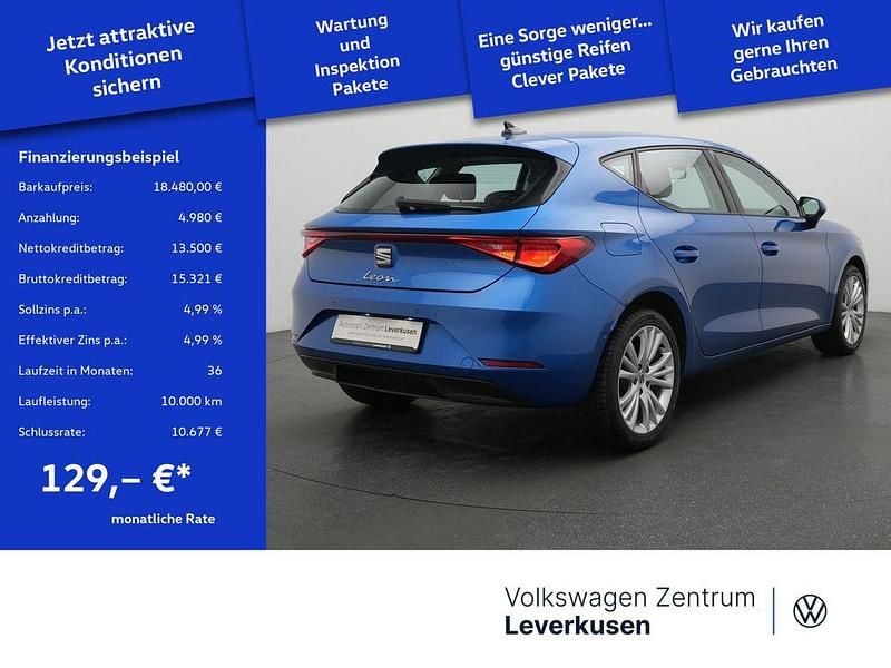 Gebraucht Seat Leon Style 110 PS (80 kW) 2024 Blau Limousine