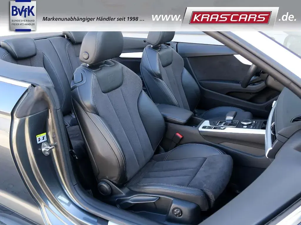 Gebraucht Audi A5 Cabriolet S-line plus 190 PS (139 kW) 2017 Daytonagrau perleffekt Cabrio