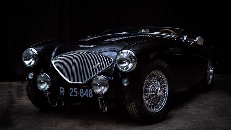 Schwarz Gebraucht 1955 Austin Healey 100 Cabrio | 109.800 € - Bild 1/4