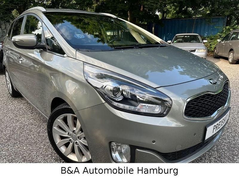 Gebraucht Kia Carens Edition 7 118 PS (86 kW) 2014 (k3y) celestial silver Van / Kleinbus