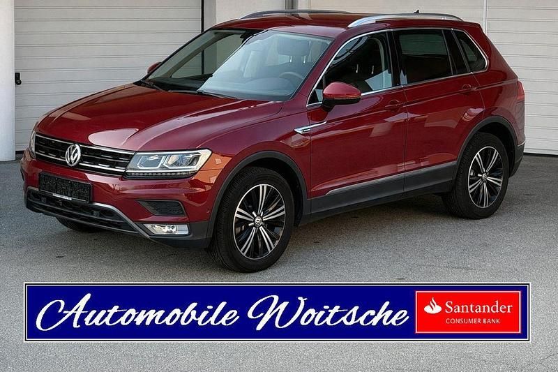 Gebraucht VW Tiguan Highline 190 PS (139 kW) 2017 Rot SUV