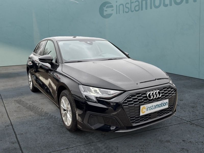 Schwarz Gebraucht 2023 Audi A3 Sportback e-tron Sport Limousine | 28.490 € (Fairer Preis) - Bild 1/3