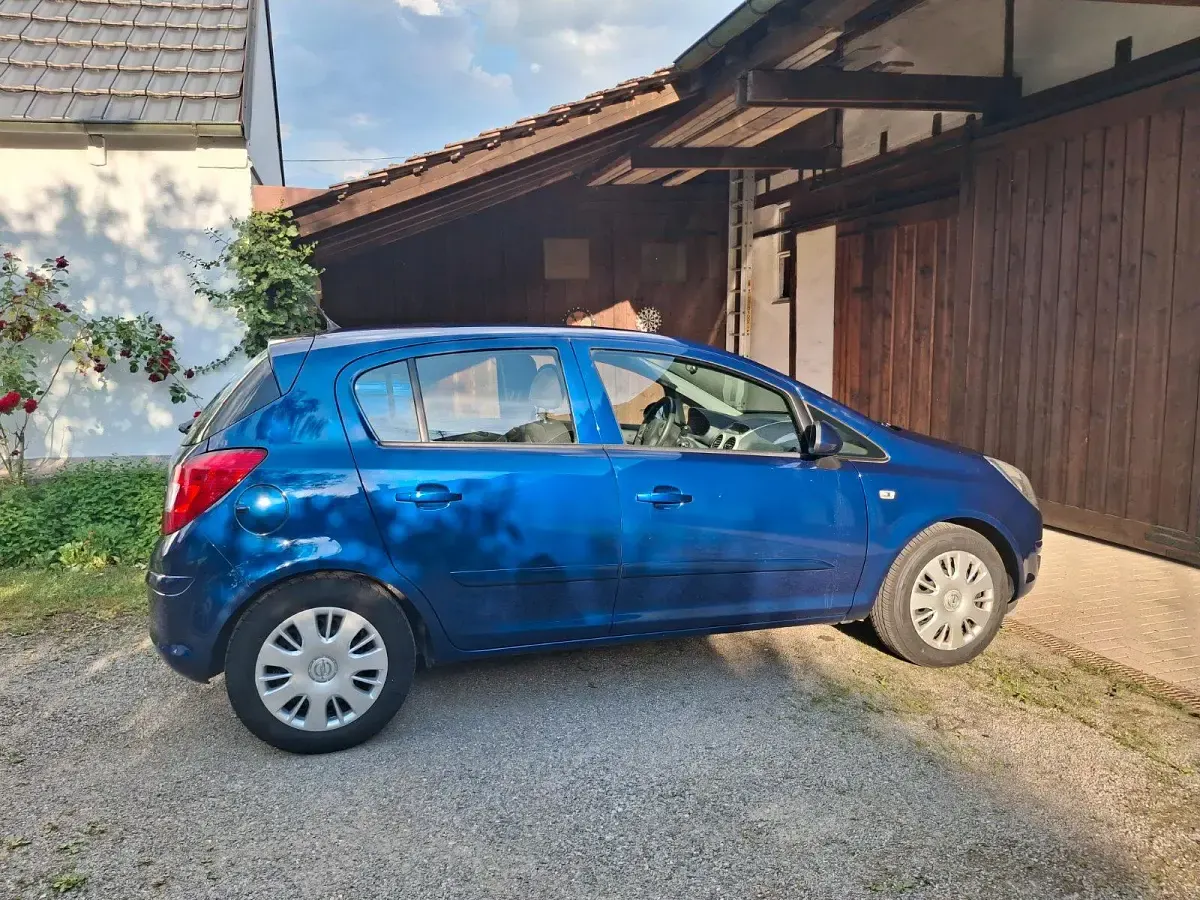 Gebraucht Opel Corsa Edition 89 PS (65 kW) 2007 Blau Kleinwagen