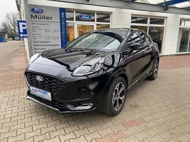 Schwarz (agate black) Gebraucht 2025 Ford Puma ST-Line | 26.984 € (Guter Preis) - Bild 1/4