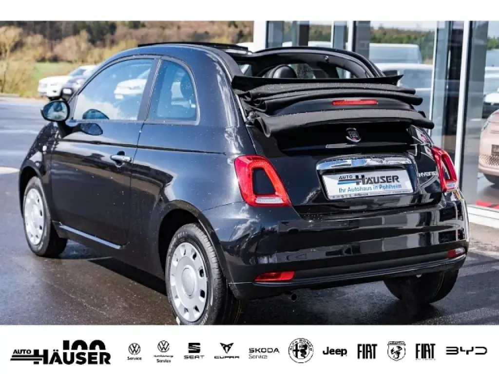 Usata Fiat 500C 69 CV (50 kW) 2023 Nero Cabrio