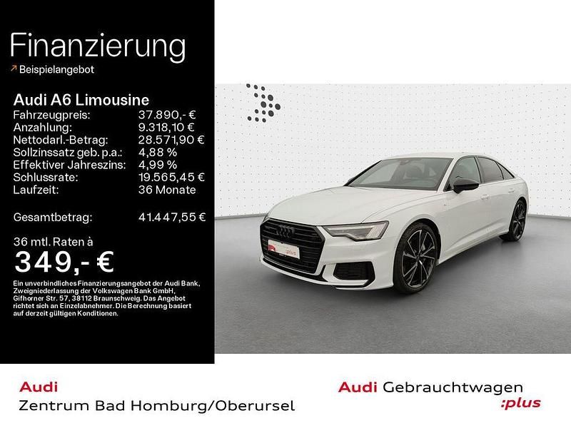 Gletscherweiß metallic Gebraucht 2022 Audi A6 Advanced Limousine | 37.890 € (Guter Preis) - Bild 1/4