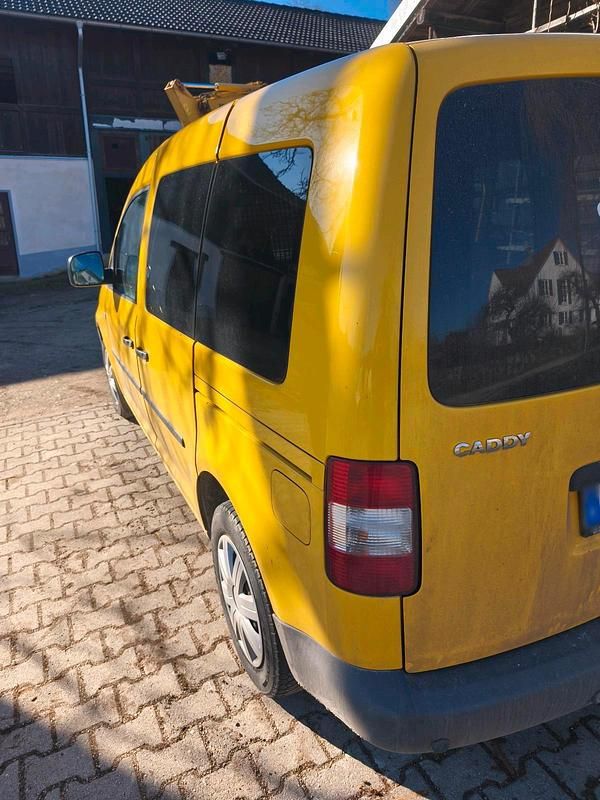 Gebraucht VW Caddy 69 PS (50 kW) 2008 Gelb Van / Kleinbus