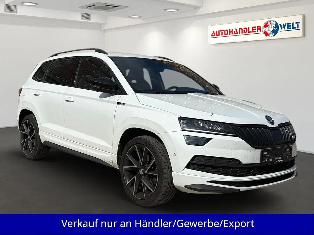 Gebraucht Skoda Karoq SportLine 190 PS (139 kW) 2020 Weiß SUV