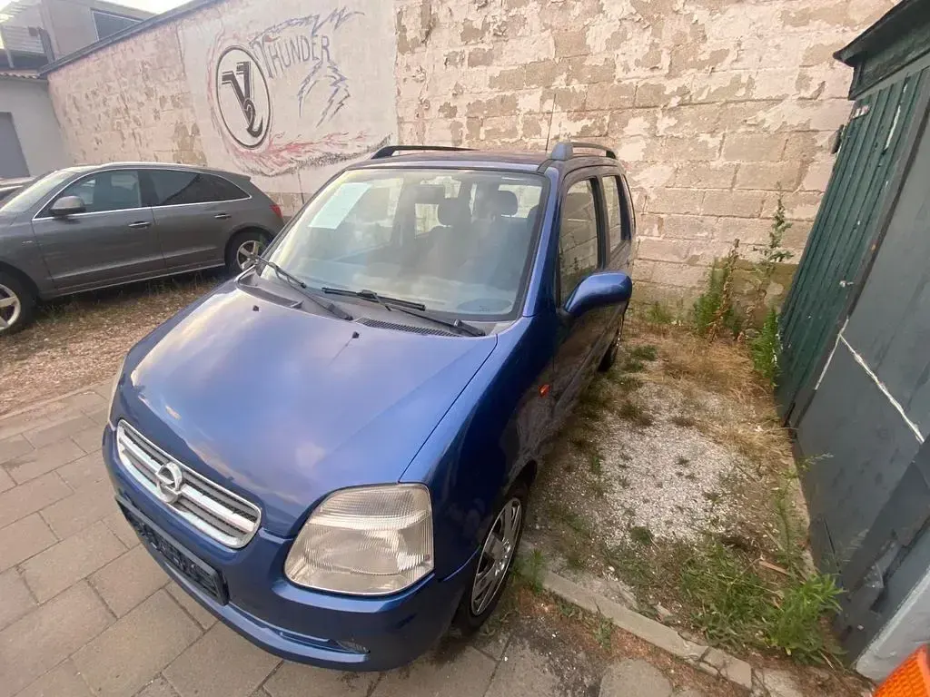 Gebraucht Opel Agila Comfort 75 PS (55 kW) 2002 Blau Van / Kleinbus