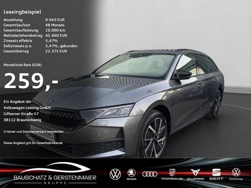 Grau Neu 2025 Skoda Octavia SportLine Kombi | 42.460 € - Bild 1/4