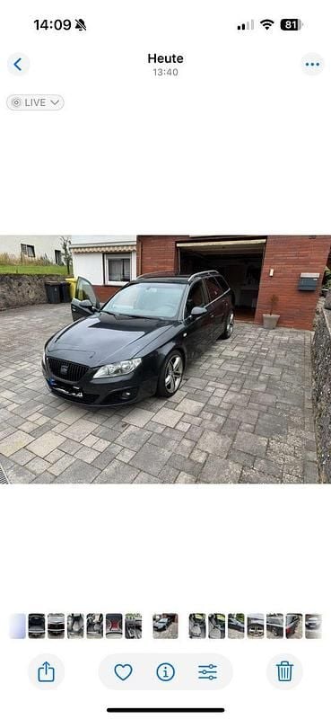 Grau Gebraucht 2009 Seat Exeo Style Kombi | 2.800 € (Guter Preis) - Bild 1/4