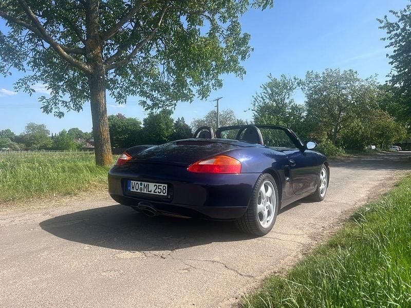 Gebraucht Porsche Boxster 228 PS (167 kW) 2002 Blau Cabrio