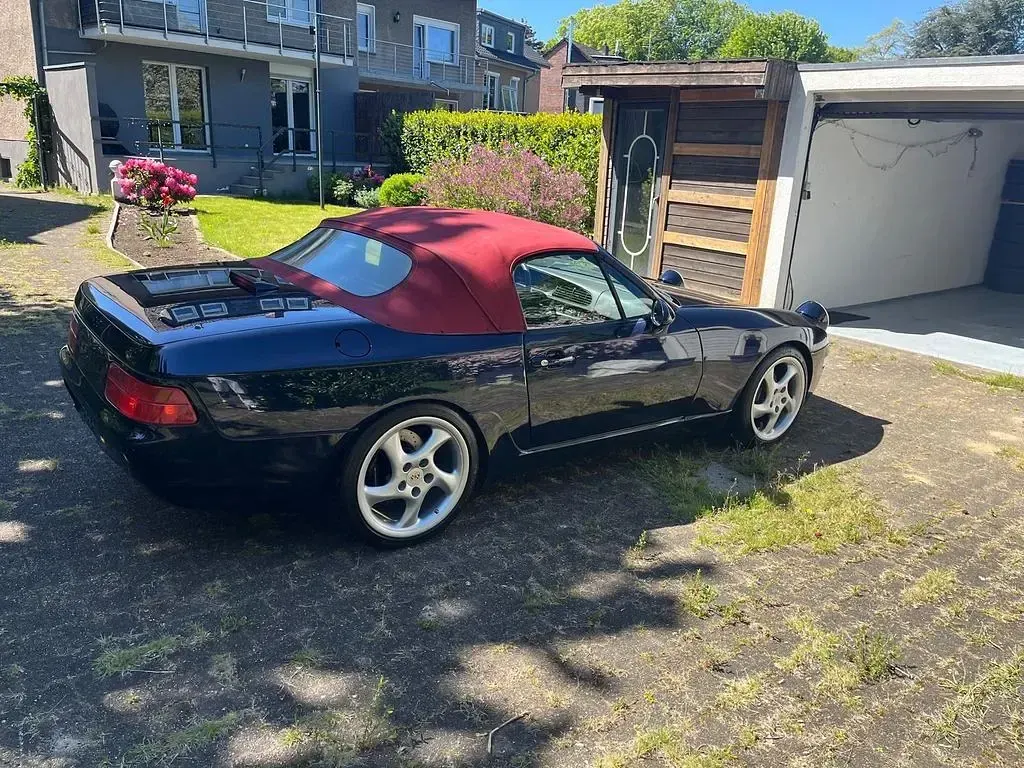 Usata Porsche 968 252 CV (185 kW) 1994 Blu Cabrio