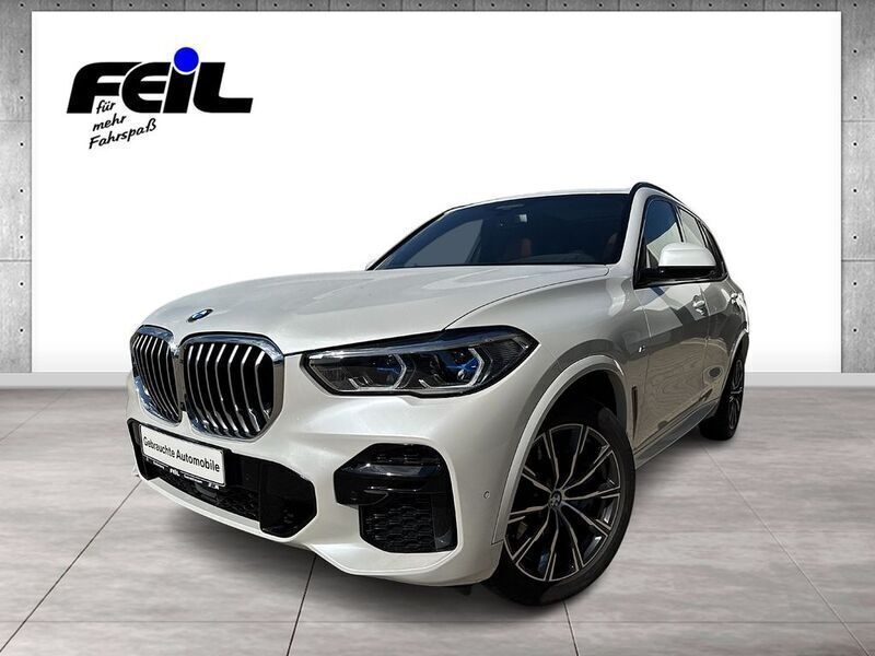 Mineralweiss metallic Gebraucht 2022 BMW X5 M Sport SUV | 59.910 € (Superpreis) - Bild 1/4