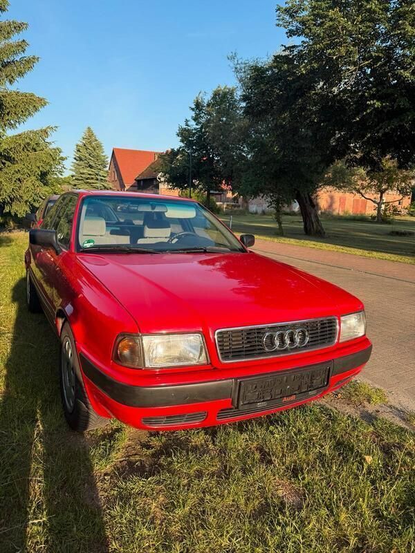 Rot Gebraucht 1992 Audi 80 Limousine | 1.200 € - Bild 1/4