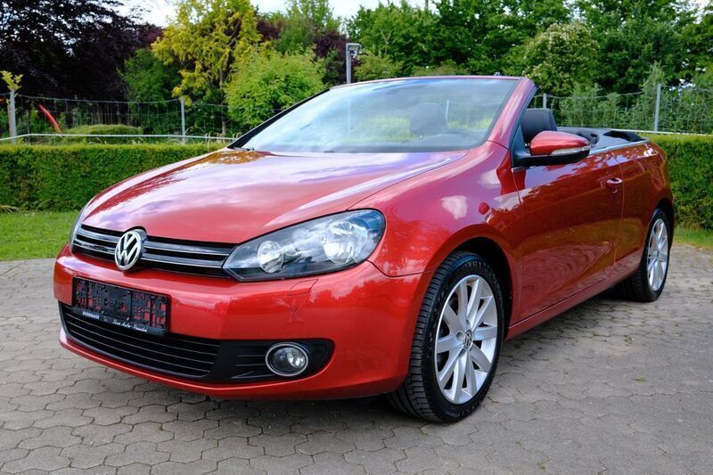 Rot Gebraucht 2012 VW Golf Cabriolet Basis Cabrio | 5.500 € (Superpreis) - Bild 1/4