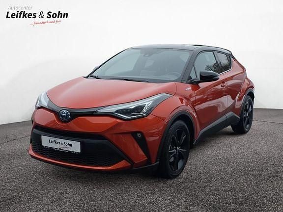 Infernoorange metallic / dach schwarz Gebraucht 2019 Toyota C-HR Basis SUV | 20.980 € (Fairer Preis) - Bild 1/4