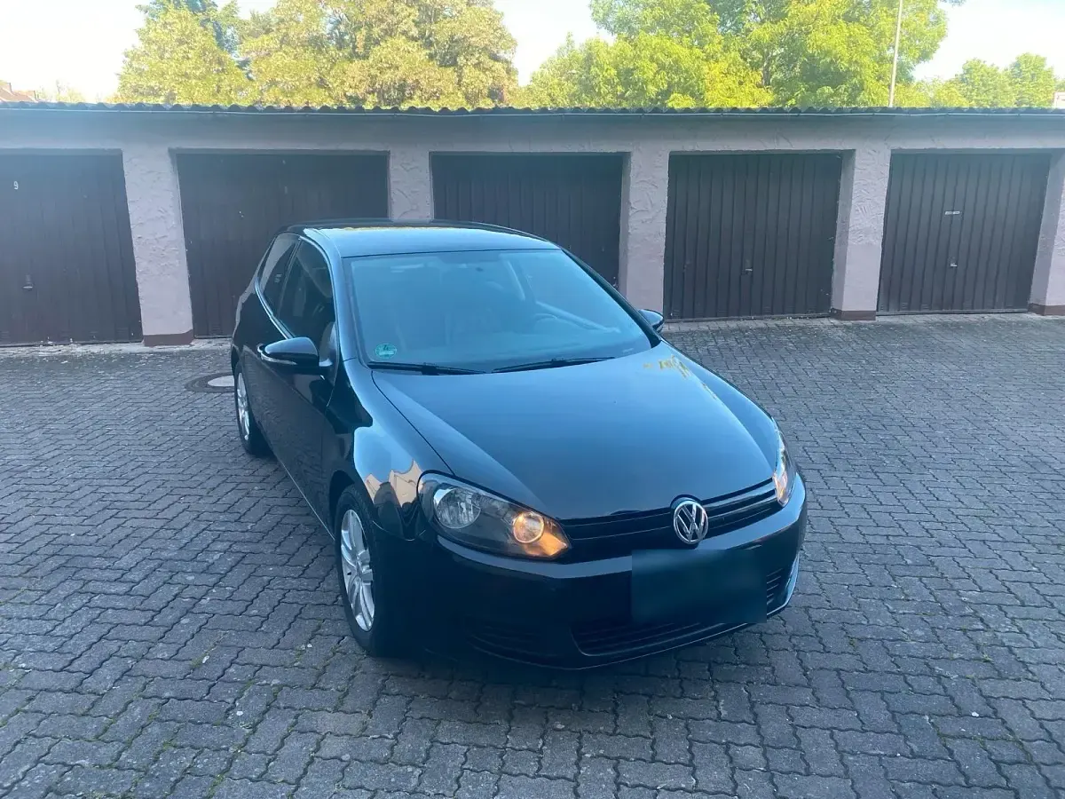 Gebraucht VW Golf VI 80 PS (58 kW) 2009 Schwarz Kleinwagen