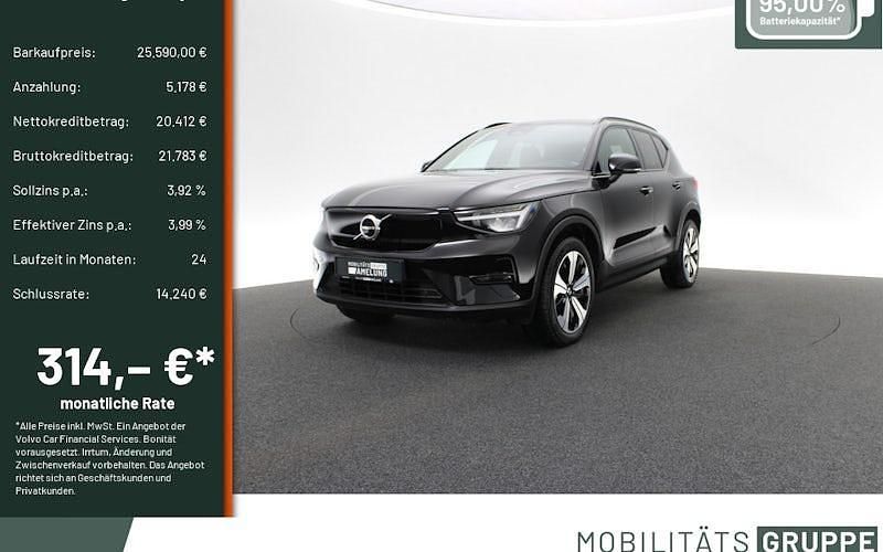 Gebraucht Volvo EX40 Core 175 kW (238 PS) 2022 Schwarz SUV