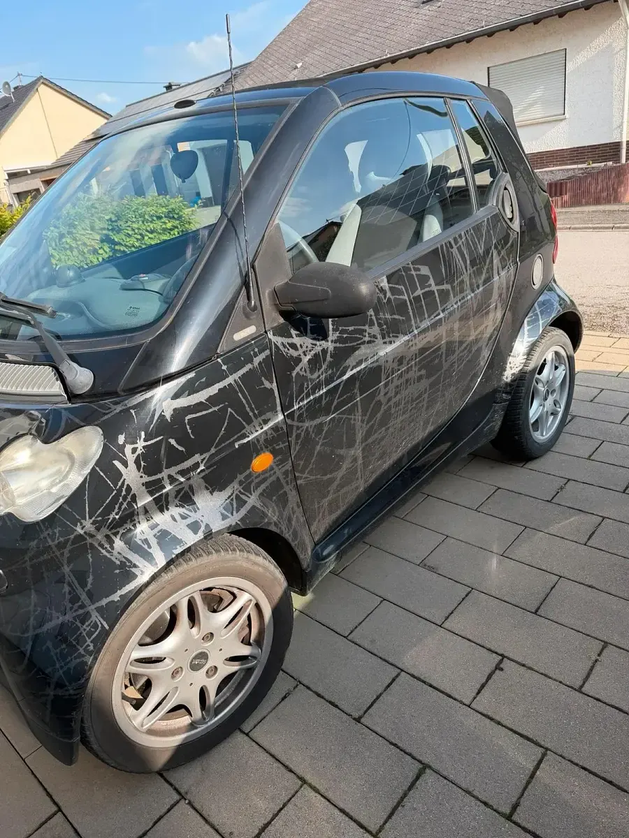 Usata Smart ForTwo Cabrio 45 CV (33 kW) 2003 Nero Cabrio