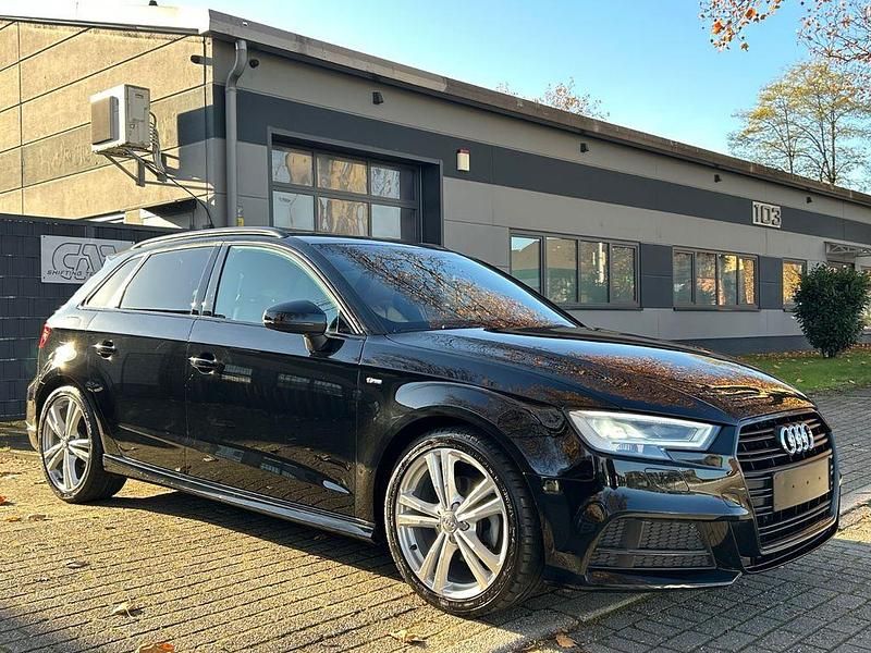 Schwarz Gebraucht 2018 Audi A3 S-Line Limousine | 15.300 € (Guter Preis) - Bild 1/4