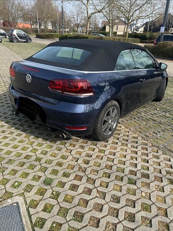 Gebraucht VW Golf Cabriolet Exclusive 122 PS (89 kW) 2012 Blau Cabrio