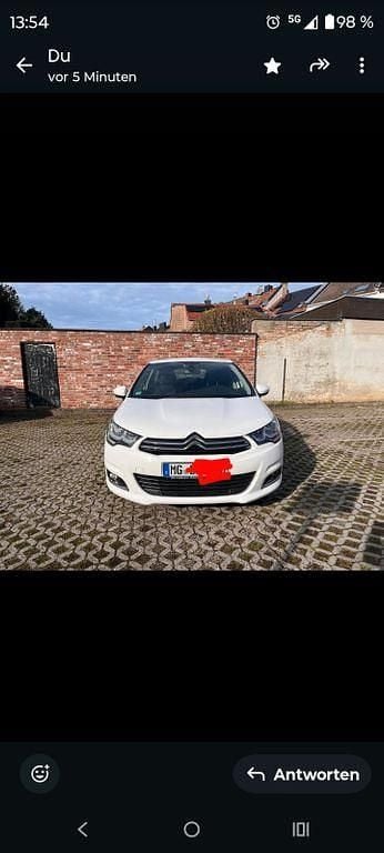 Weiß Gebraucht 2018 Citroën C4 Limousine | 6.999 € (Superpreis) - Bild 1/4
