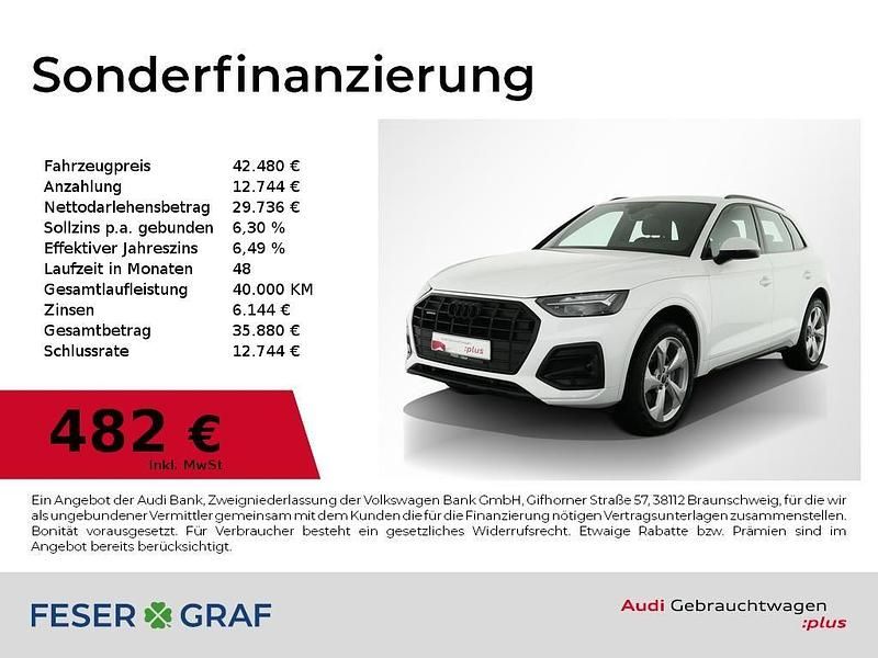 Gebraucht Audi Q5 S-Line 204 PS (150 kW) 2024 Arkonaweiß SUV
